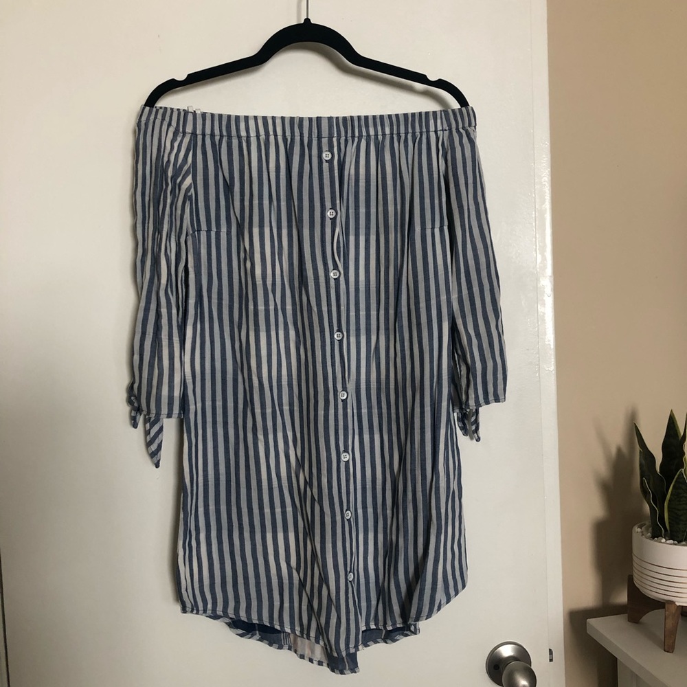 Anthropologie Cloth & Stone Off the Shoulder Dress